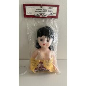 Fibre Craft Pillow Doll 8 in Black/Beige Doll Body 1 Pc MPN 3119 Ages 3+